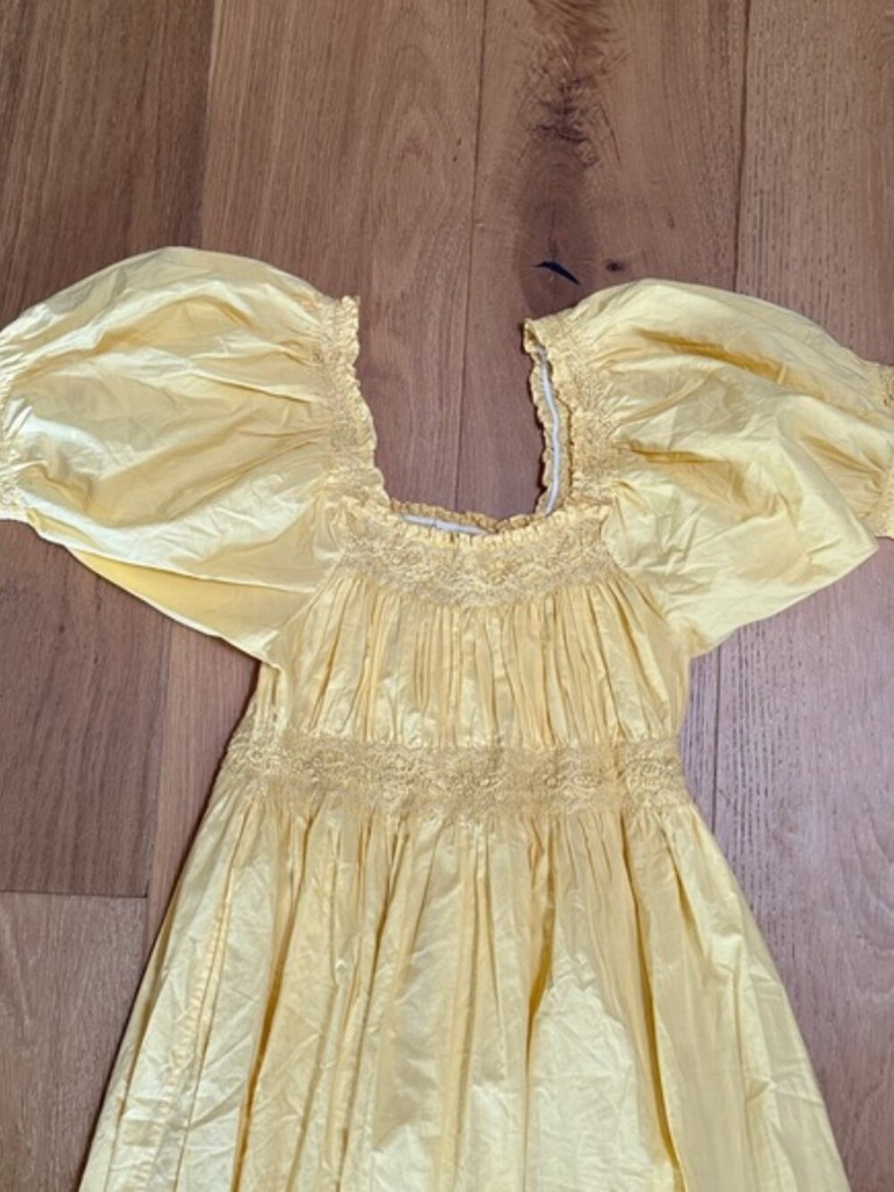 DÔEN Net Sustain Eclipse Embroidered Organic Cotton- Poplin Midi Dress - Picture 3 of 12